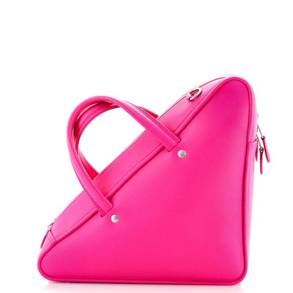 Balenciaga Triangle Duffle Bag Leather Small Pink - Picture 3 of 6